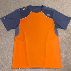 Men’s Wilson Orange/Grey Athletic T-Shirt